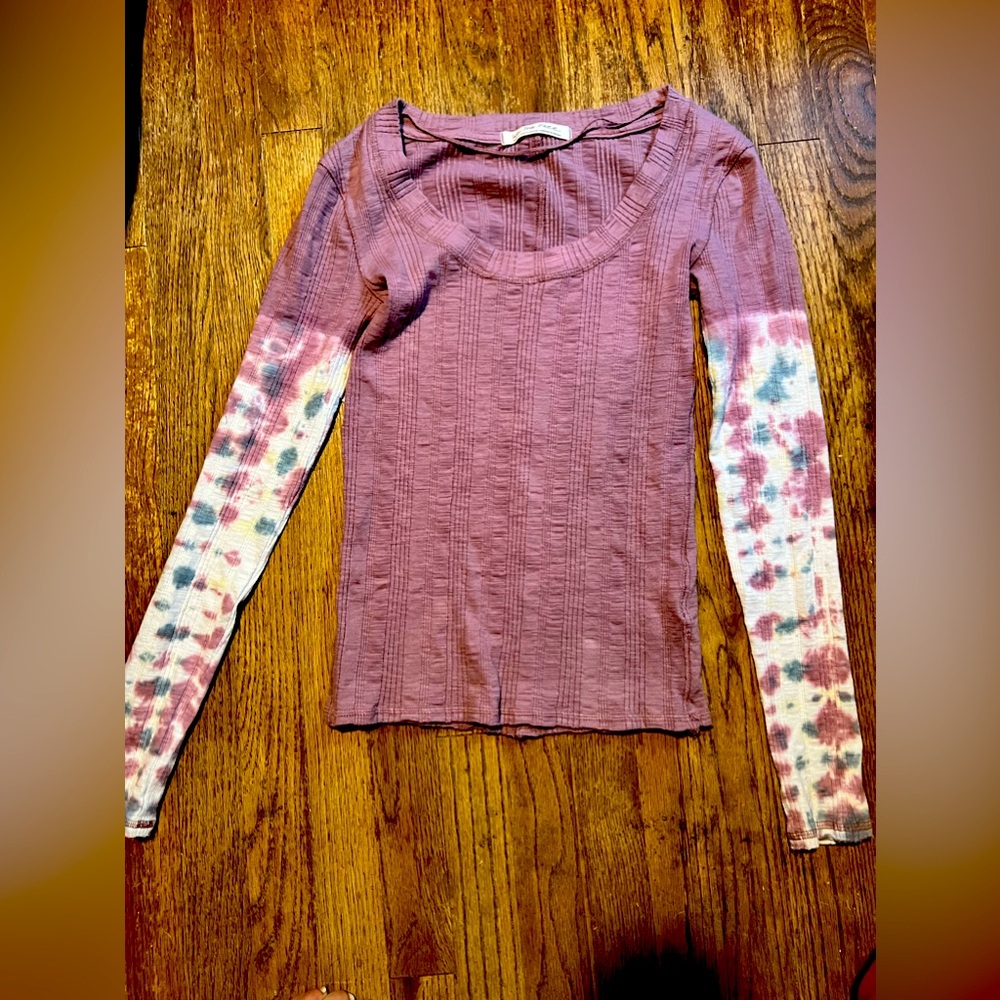 Free people T-shirt, tie-dye size small